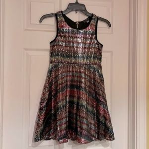 Hannah Banana Sequin Sleeveless Dress NEW w/tags